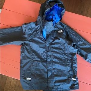 Boy’s North Face hooded full zip windbreaker